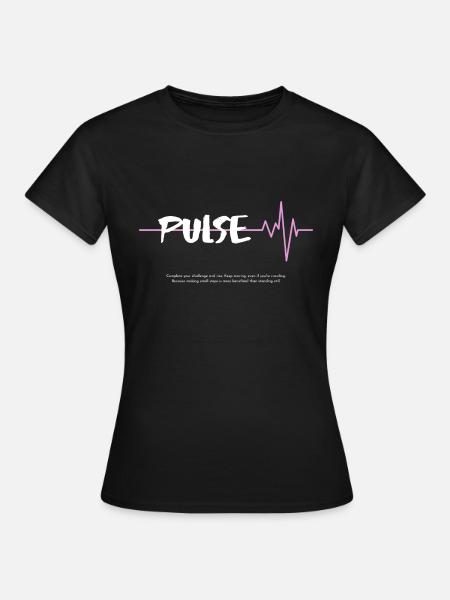 Pulse - Frauen T-Shirt - Schwarz