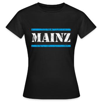 Mayence - T-shirt Femme - noir - Devant - AI Model Female 172 dark (172cm)