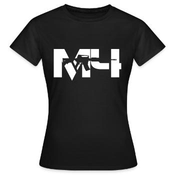 M4 assault rifle (3) - Weapons - AR15 - Women's T-Shirt - black - Front - AI Model Female 172 dark (172cm)