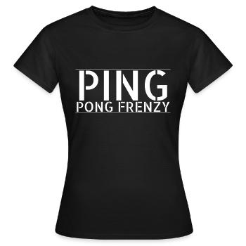 table tennis matches table tennis community - Frauen T-Shirt - Schwarz - Vorne - AI Model Female 172 dark (172cm)