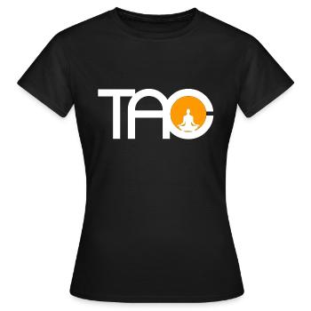 TAO - T-shirt Femme - noir - Devant - AI Model Female 172 dark (172cm)