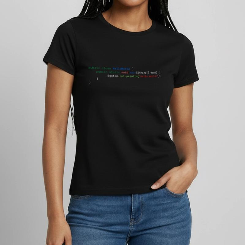 Java Hello World Frauen T-Shirt