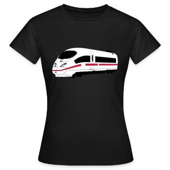 Bullet train - Women's T-Shirt - black - Front - AI Model Female 172 dark (172cm)