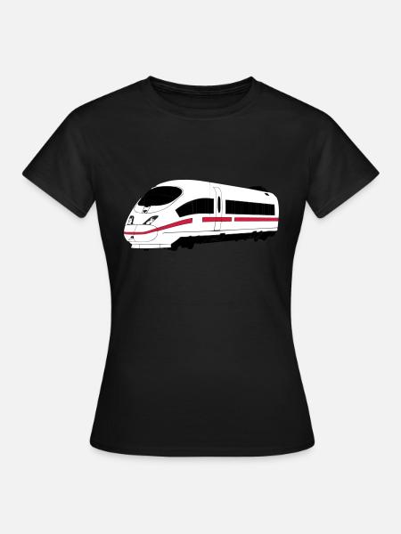 Kogeltrein - Vrouwen T-shirt - zwart