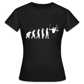 Gymnastics Floor exercises Gymnastics Gymnastics Club Apparatus gymnastics - Women's T-Shirt - black - Front - AI Model Female 172 dark (172cm)