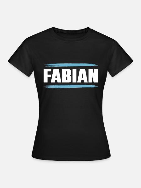 Fabian - Frauen T-Shirt - Schwarz