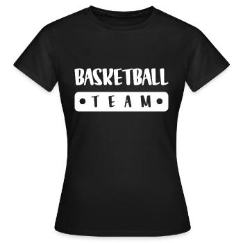 Équipe de basket-ball - T-shirt Femme - noir - Devant - AI Model Female 172 dark (172cm)