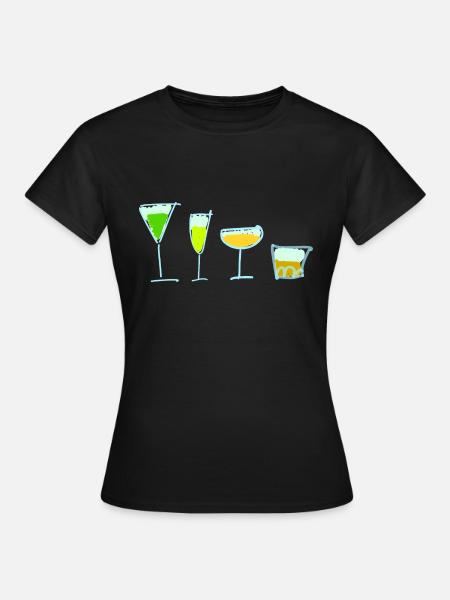 Getränke - Frauen T-Shirt - Schwarz