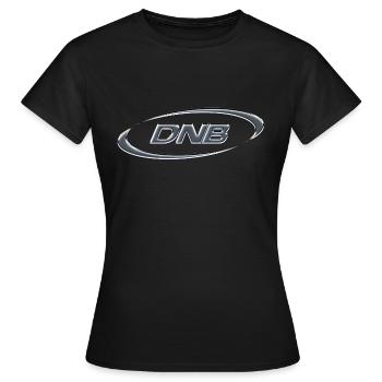 DNB Chrome - Women's T-Shirt - black - Front - AI Model Female 172 dark (172cm)
