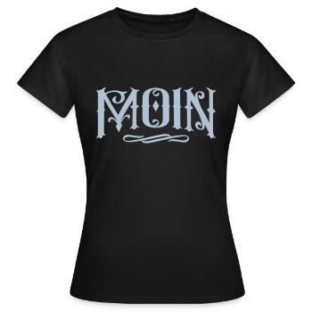 Par Moin - T-shirt Femme - noir - Devant - AI Model Female 172 dark (172cm)