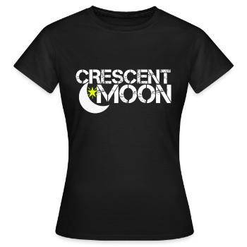 Crescent Moon - Women's T-Shirt - black - Front - AI Model Female 172 dark (172cm)