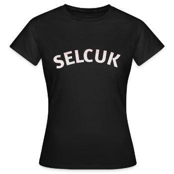 Izmir holiday text - Women's T-Shirt - black - Front - AI Model Female 172 dark (172cm)