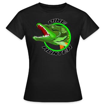 Brochet - T-shirt Femme - noir - Devant - AI Model Female 172 dark (172cm)
