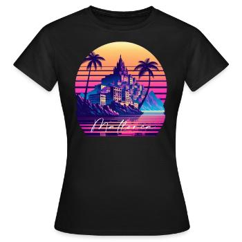 Majorque - T-shirt Femme - noir - Devant - AI Model Female 172 dark (172cm)