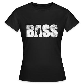 basse - T-shirt Femme - noir - Devant - AI Model Female 172 dark (172cm)