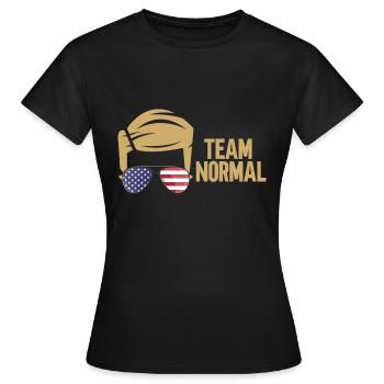 Équipe Normale - T-shirt Femme - noir - Devant - AI Model Female 172 dark (172cm)