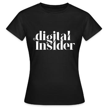 Digital Insider Blanc - T-shirt Femme - noir - Devant - AI Model Female 172 dark (172cm)