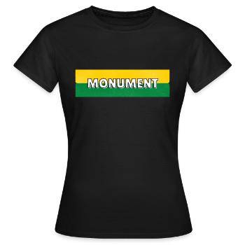 Monument Station - Women's T-Shirt - black - Front - AI Model Female 172 dark (172cm)