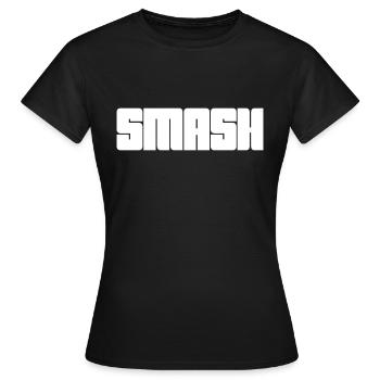 Smash - Women's T-Shirt - black - Front - AI Model Female 172 dark (172cm)