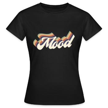 Stimmungs-Vinatge - Frauen T-Shirt - Schwarz - Vorne - AI Model Female 172 dark (172cm)