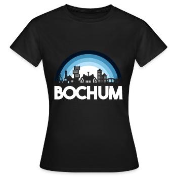 Bochum Bochum Ruhrpott Ruhr Région Ruhrstadt - T-shirt Femme - noir - Devant - AI Model Female 172 dark (172cm)