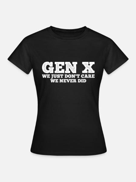 Gen X FAFO Generation X - Dame-T-shirt - sort
