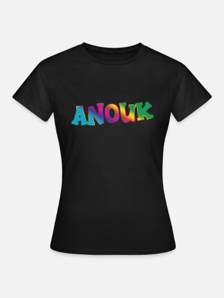 Anouk - Frauen T-Shirt - Schwarz