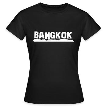 Bangkok - T-shirt Femme - noir - Devant - AI Model Female 172 dark (172cm)