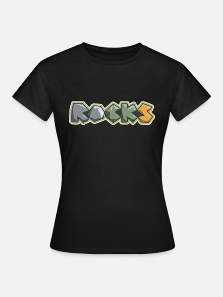 FELSEN - Frauen T-Shirt - Schwarz