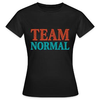 Équipe Normale - T-shirt Femme - noir - Devant - AI Model Female 172 dark (172cm)