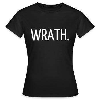 Wrath - T-shirt Femme - noir - Devant - AI Model Female 172 dark (172cm)