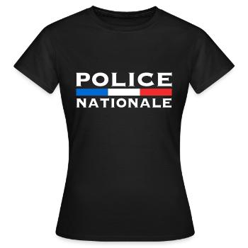 Picole Nationale - T-shirt Femme - noir - Devant - AI Model Female 172 dark (172cm)