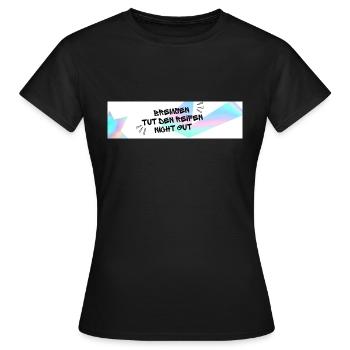 Le freinage n’est pas bon pour les pneus - T-shirt Femme - noir - Devant - AI Model Female 172 dark (172cm)