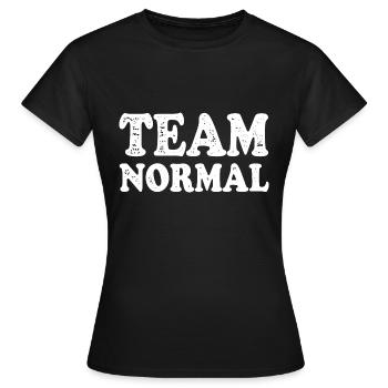 Équipe Normale - T-shirt Femme - noir - Devant - AI Model Female 172 dark (172cm)