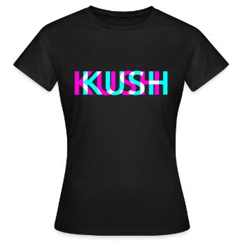OG Kush 420 Weed Cannabis Marijuana Porro Stoner - Frauen T-Shirt - Schwarz - Vorne - AI Model Female 172 dark (172cm)