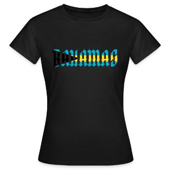 Bahamas - Frauen T-Shirt - Schwarz - Vorne - AI Model Female 172 dark (172cm)