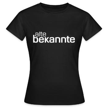 Alte Bekannte Logo - Frauen T-Shirt - Schwarz - Vorne - AI Model Female 172 dark (172cm)