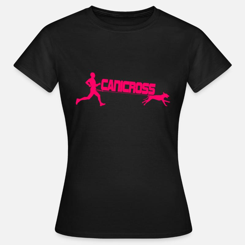 canicross - Women's T-Shirt - black
