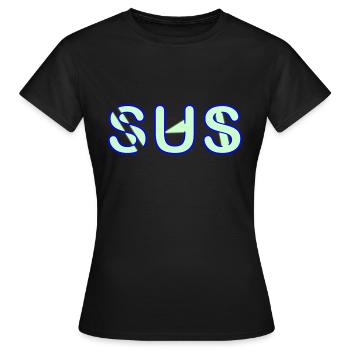 Sus - Parole jeunesse - T-shirt Femme - noir - Devant - AI Model Female 172 dark (172cm)