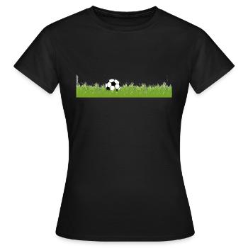wiese - Frauen T-Shirt - Schwarz - Vorne - AI Model Female 172 dark (172cm)