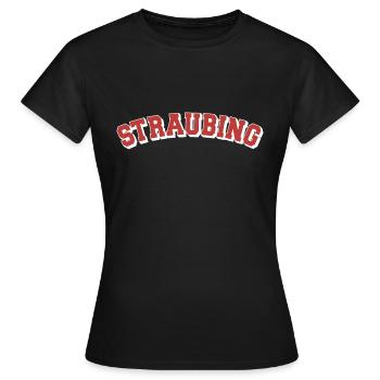 Straubing College - Frauen T-Shirt - Schwarz - Vorne - AI Model Female 172 dark (172cm)