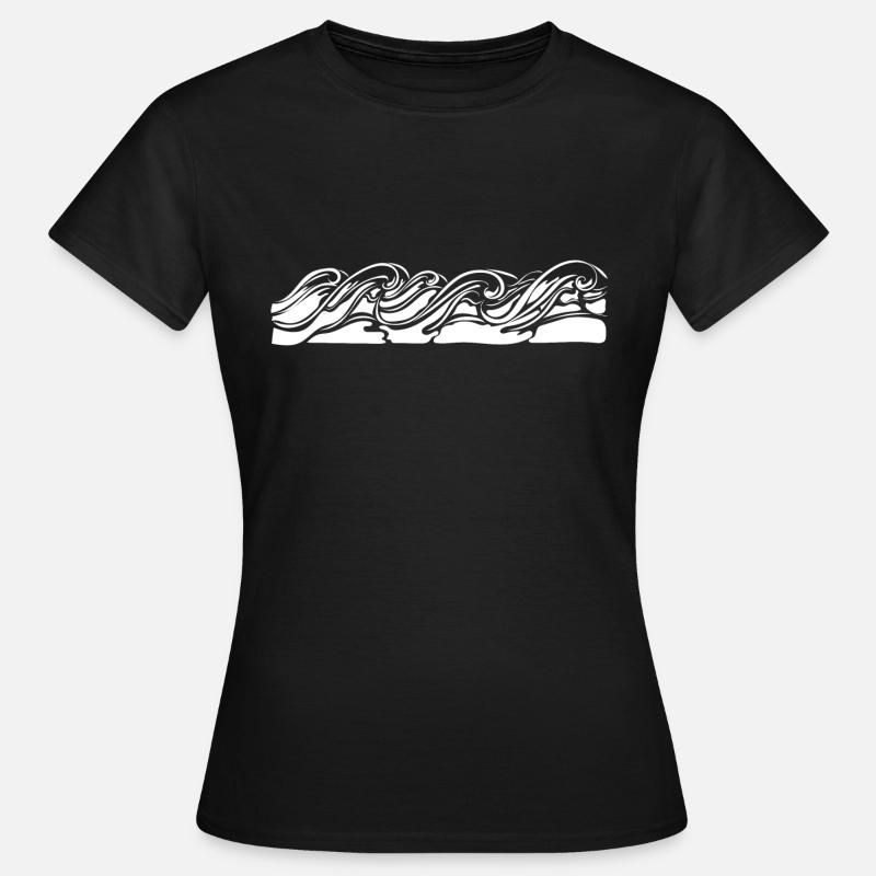 Waves - Women's T-Shirt - black