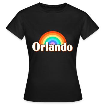 Orlando Florida - Frauen T-Shirt - Schwarz - Vorne - AI Model Female 172 dark (172cm)