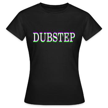 Dubstep - Women's T-Shirt - black - Front - AI Model Female 172 dark (172cm)