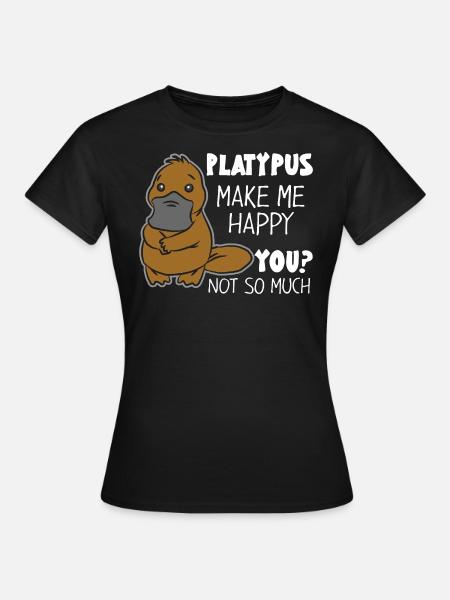 ornithorynque - T-shirt Femme - noir