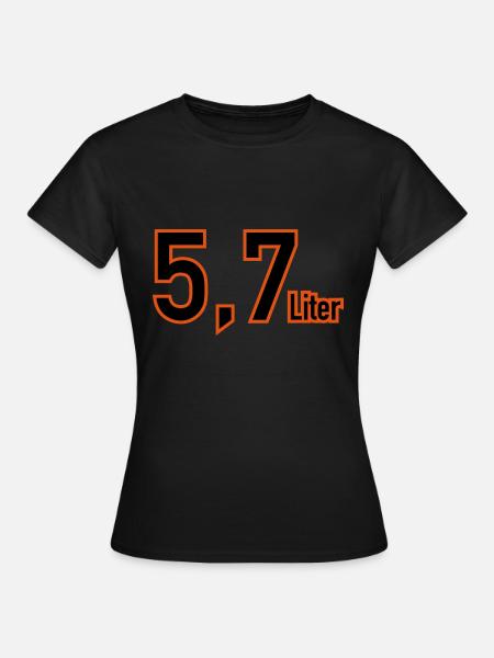 5.7 liters Hemi - Women's T-Shirt - black