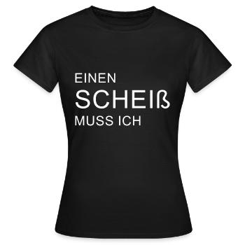 Je dois chier - T-shirt Femme - noir - Devant - AI Model Female 172 dark (172cm)