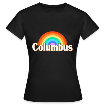 Columbus Ohio - Frauen T-Shirt - Schwarz - Vorne - AI Model Female 172 dark (172cm)
