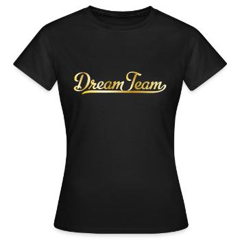 Équipe de rêve - T-shirt Femme - noir - Devant - AI Model Female 172 dark (172cm)