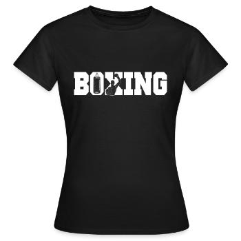 je peux pas j'ai BOXE BEST-SELLER - T-shirt Femme - noir - Devant - AI Model Female 172 dark (172cm)